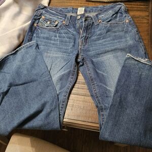 True Religion jeans size 38/34, some pants drag on bottom of legs